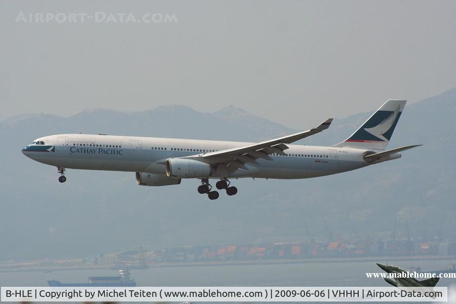 B-HLE, 1995 Airbus A330-342 C/N 109, Cathay Pacific