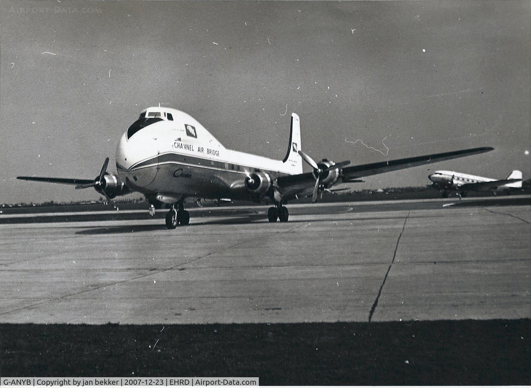 G-ANYB, 1961 Aviation Traders ATL-98 Carvair C/N 10528/ATL98/01, Zestienhoven