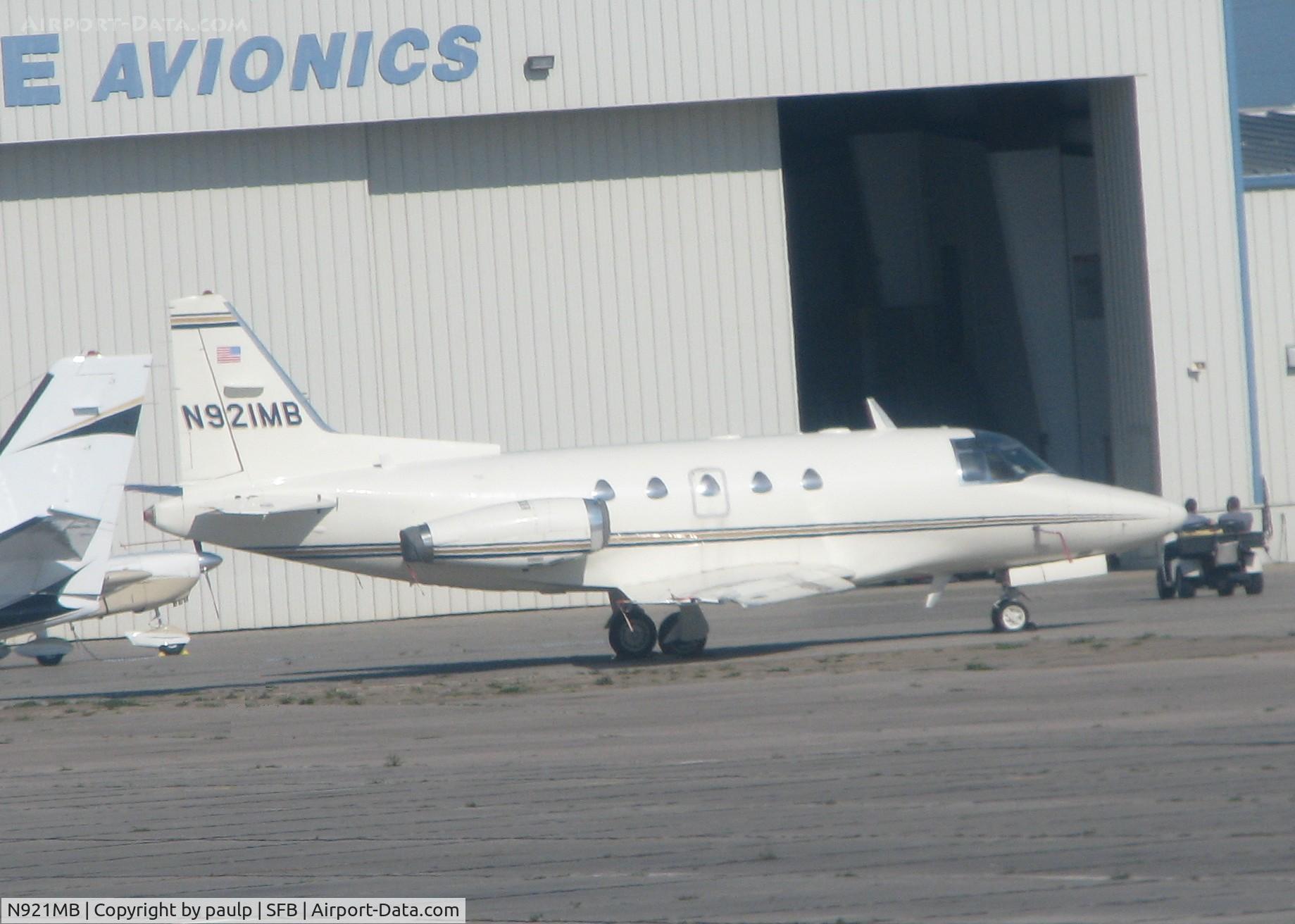 N921MB, 1977 Rockwell International NA-265-60 Sabreliner 60 C/N 306-135, At Orlando Sanford.