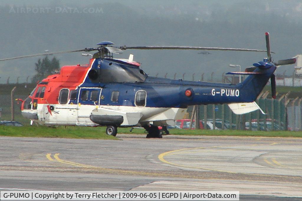 G-PUMO, 1998 Eurocopter AS-332L2 Super Puma Mk2 C/N 2467, Eurocopter AS332L2 at Aberdeen