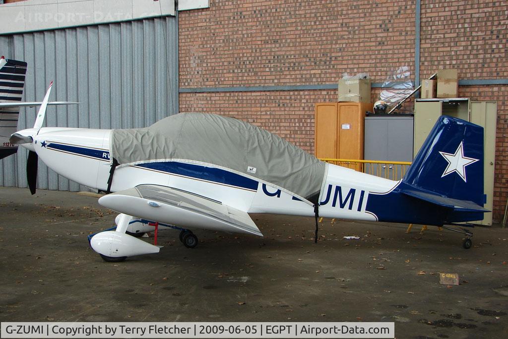 G-ZUMI, 2002 Vans RV-8 C/N PFA 303-13527, Vans RV-8 at Perth Airport in Scotland