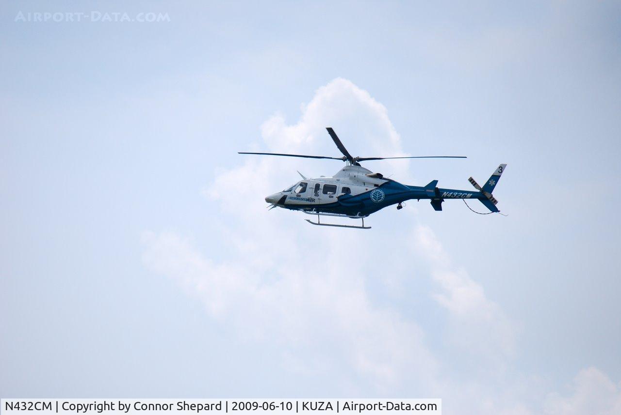 N432CM, 2002 Bell 430 C/N 49092, Coming back in