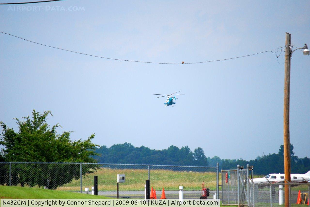 N432CM, 2002 Bell 430 C/N 49092, Heading out again