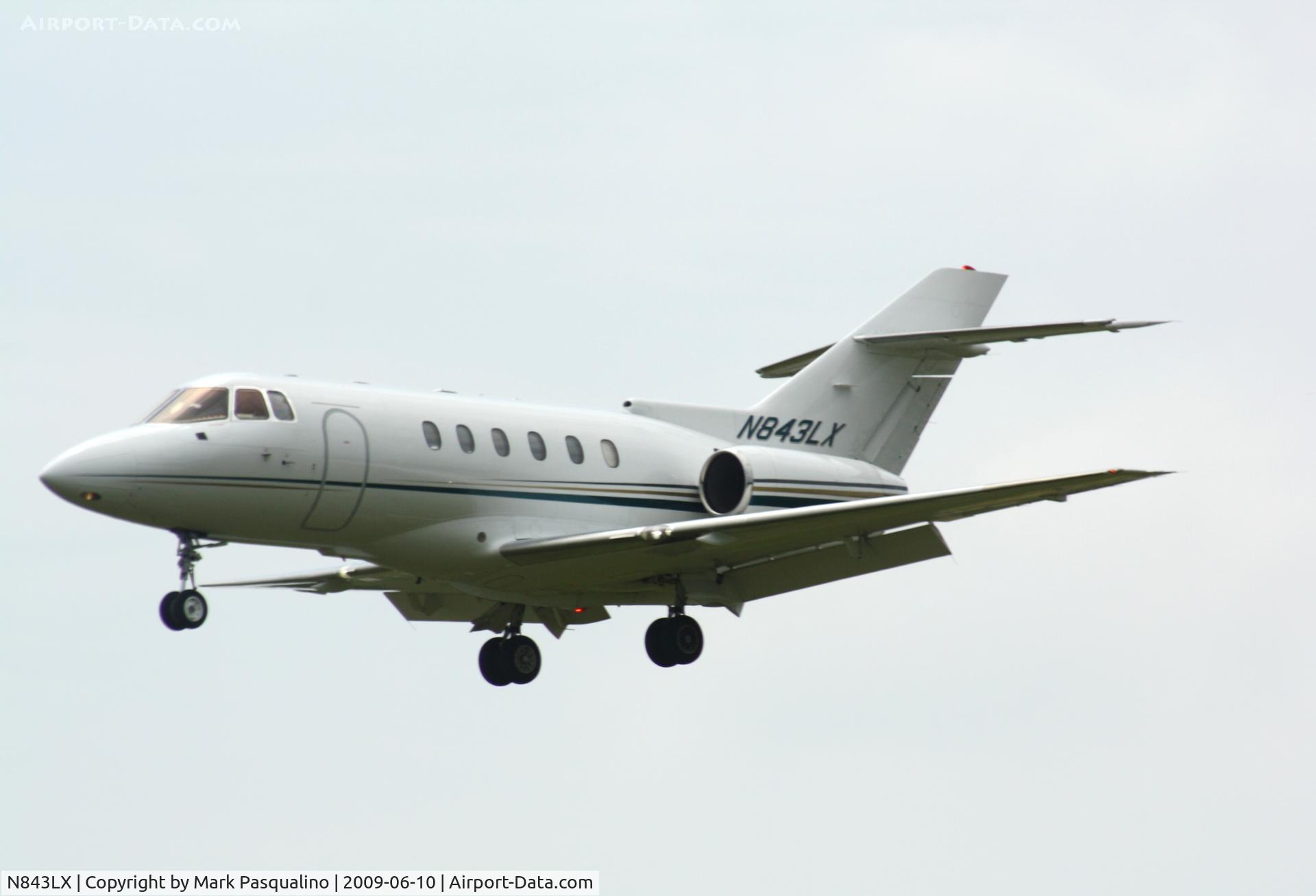 N843LX, 1996 Raytheon HAWKER 800XP C/N 258297, Hawker 800XP
