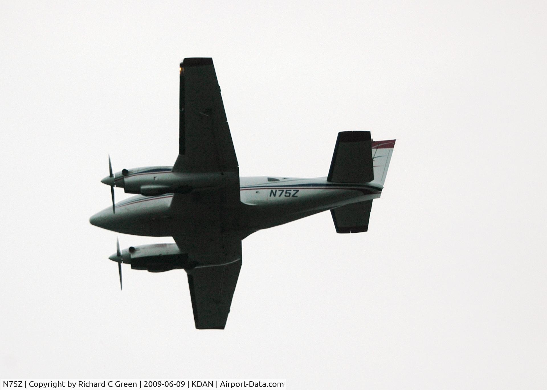 N75Z, 1967 Beech 65-A90-1 C/N LM-61, VA Div Forestry Gypsy Moth Aerial Spraying  36.6588°, -79.3434°