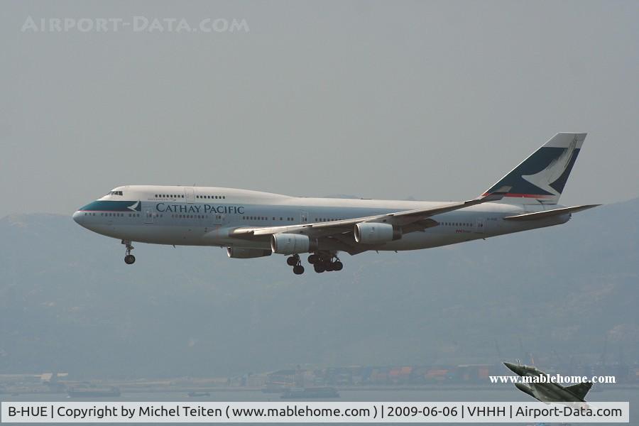 B-HUE, 1993 Boeing 747-467 C/N 27117, Cathay Pacific