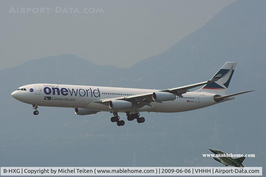 B-HXG, 1998 Airbus A340-313 C/N 208, Cathay Pacific