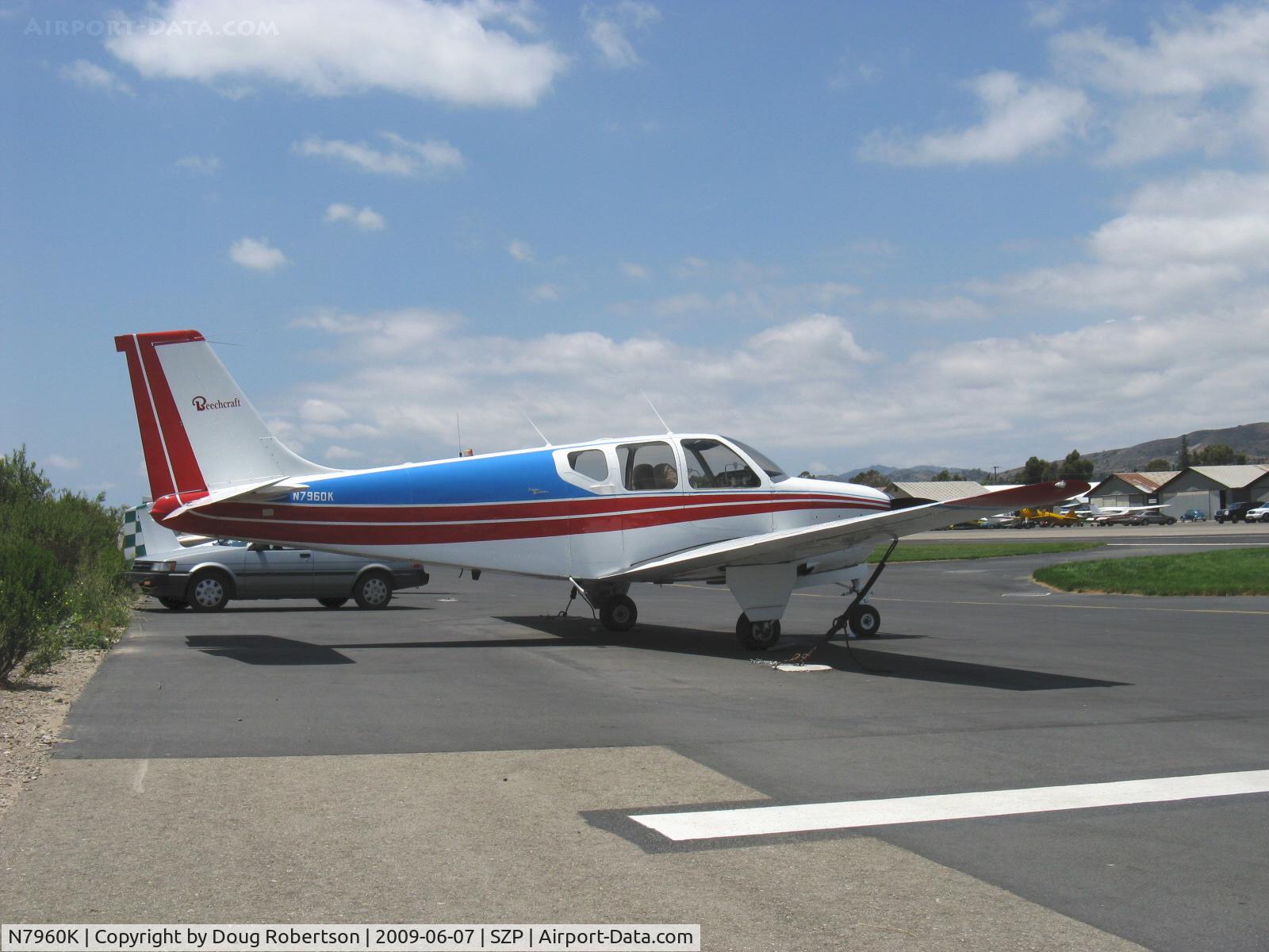 N7960K, 1964 Beech 35-B33 Debonair C/N CD-774, 1964 Beech 35-B33 DEBONAIR, Continental IO-470-K 225 Hp