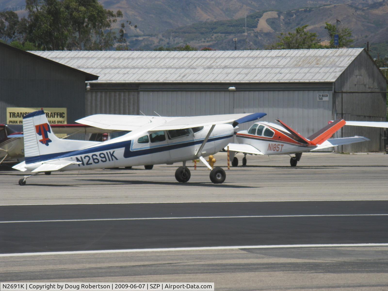 N2691K, 1979 Cessna 180K Skywagon C/N 18053036, 1979 Cessna 180K SKYWAGON, Continental O-470-S 230 Hp, taxi