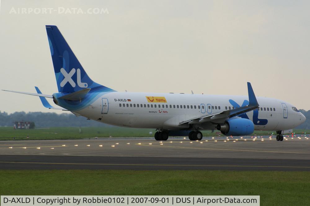 D-AXLD, 2007 Boeing 737-8FH C/N 35093, operating for TUIfly