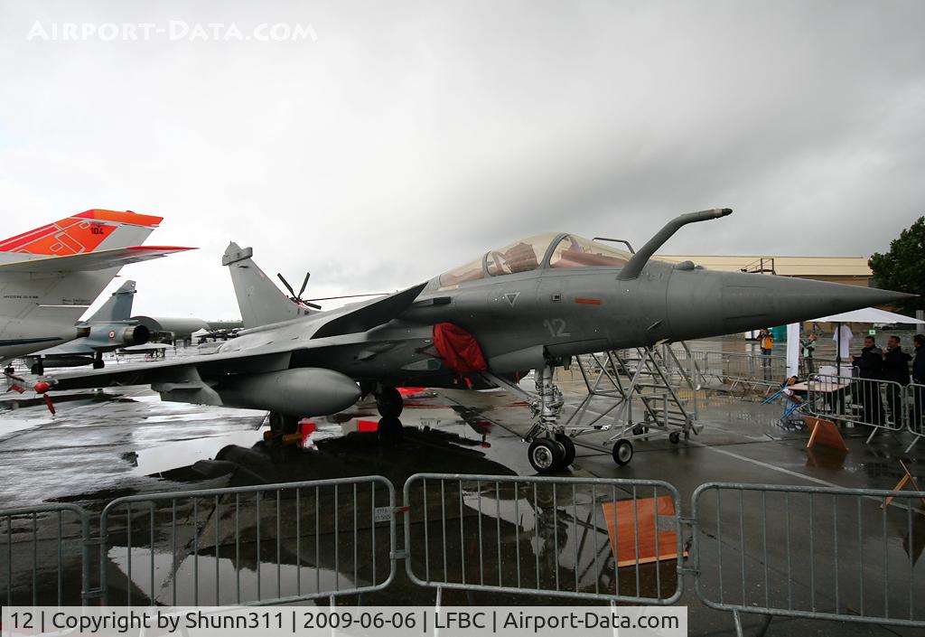 12, Dassault Rafale M C/N 12, Static display during LFBC Airshow 2009