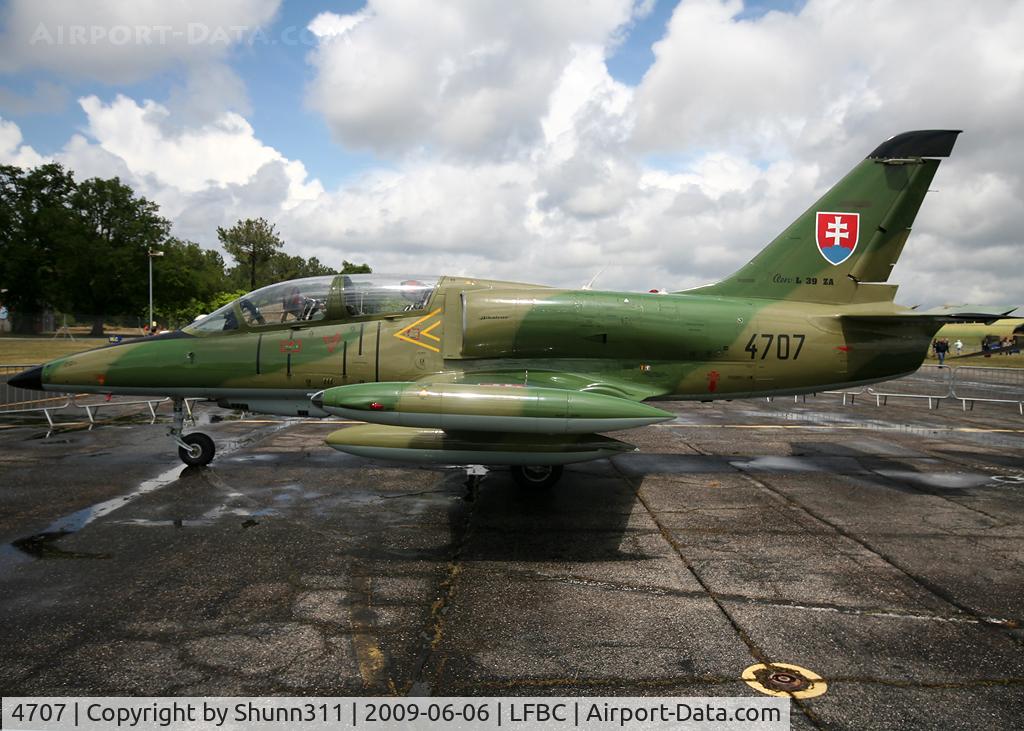 4707, Aero L-39ZA Albatros C/N 934707, Static display during LFBC Airshow 2009