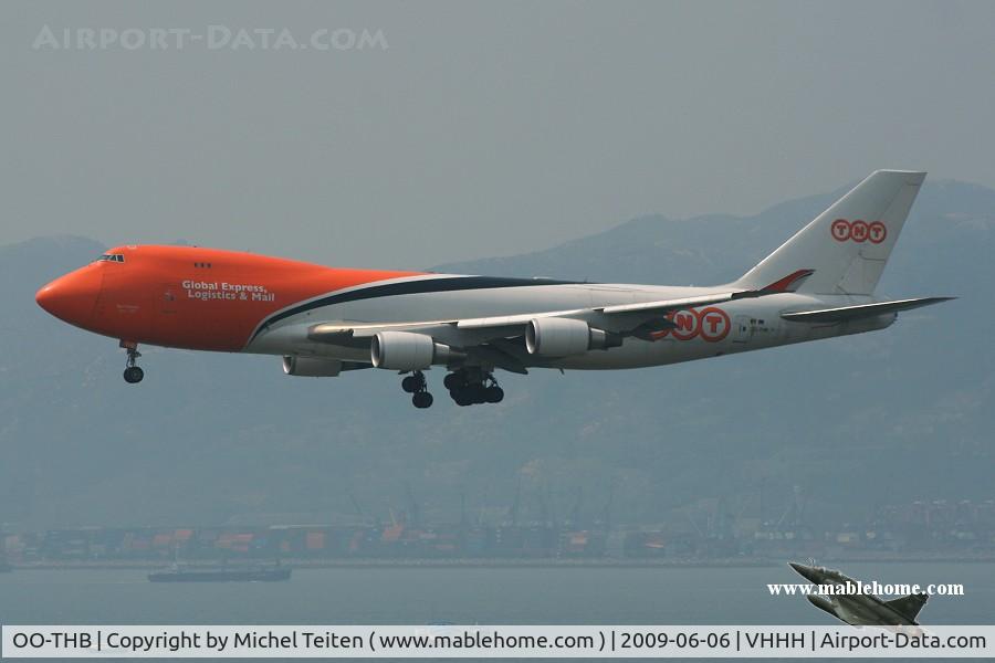 OO-THB, 2007 Boeing 747-4HAERF C/N 35234, TNT