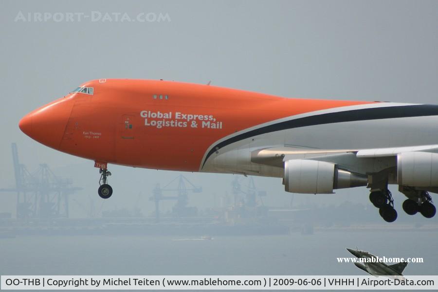 OO-THB, 2007 Boeing 747-4HAERF C/N 35234, TNT