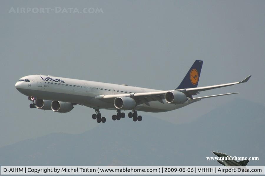 D-AIHM, 2006 Airbus A340-642 C/N 762, Lufthansa