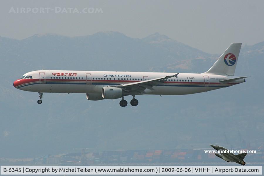 B-6345, 2008 Airbus A321-231 C/N 3471, China Eastern Airlines
