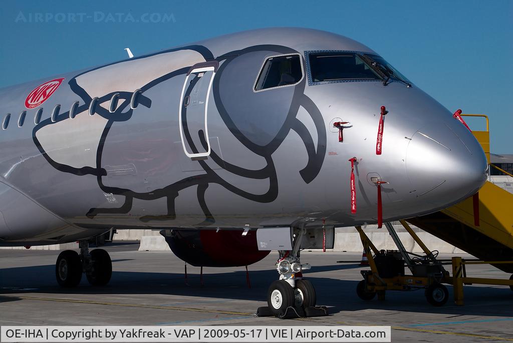 OE-IHA, 2009 Embraer 190LR (ERJ-190-100LR) C/N 19000285, Niki Embraer 190