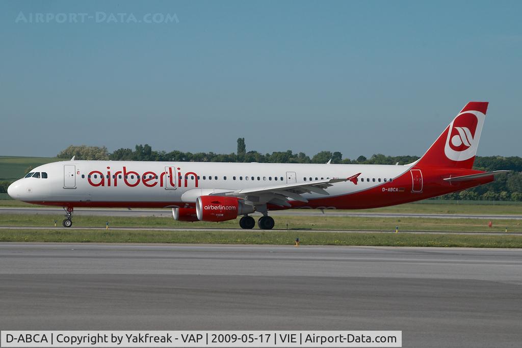 D-ABCA, 2008 Airbus A321-211 C/N 3708, Air Berlin Airbus 321