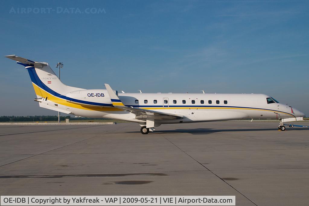 OE-IDB, 2007 Embraer EMB-135BJ Legacy 600 C/N 14500999, Jet Alliance Embraer 135