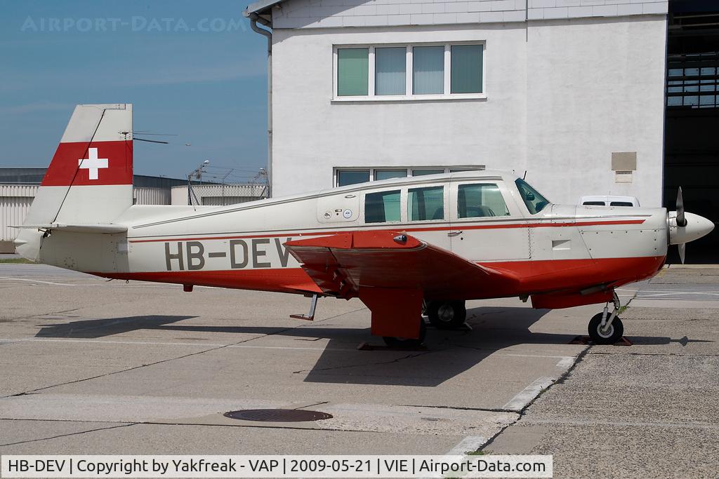 HB-DEV, 1966 Mooney M20F Executive C/N 670058, Mooney 20