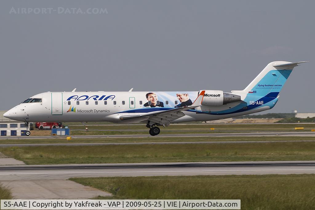 S5-AAE, 1998 Canadair CRJ-200LR (CL-600-2B19) C/N 7170, Adria AIrways Regionaljet