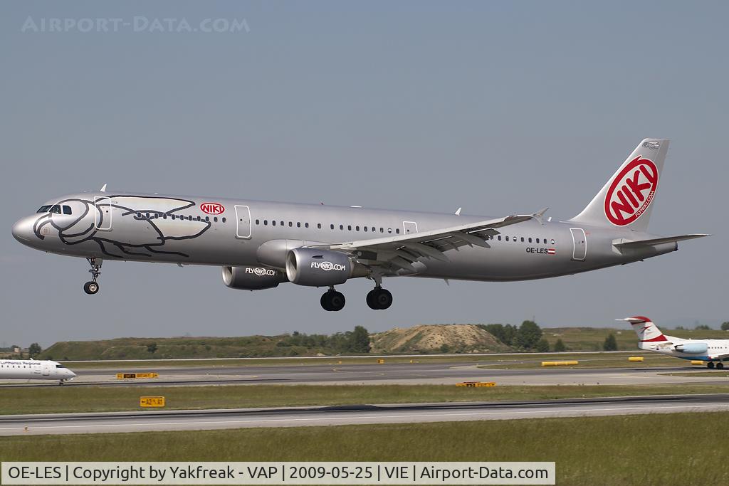 OE-LES, 2008 Airbus A321-211 C/N 3504, Niki Airbus 321