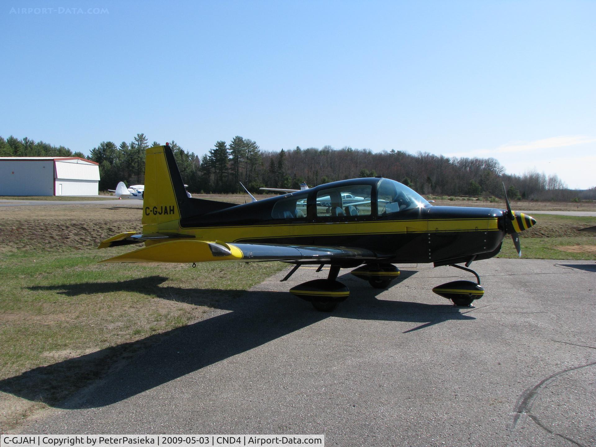 C-GJAH, 1973 American Aviation AA-5 Traveler C/N AA5-0179, @ Haliburton/Stahnope Airport