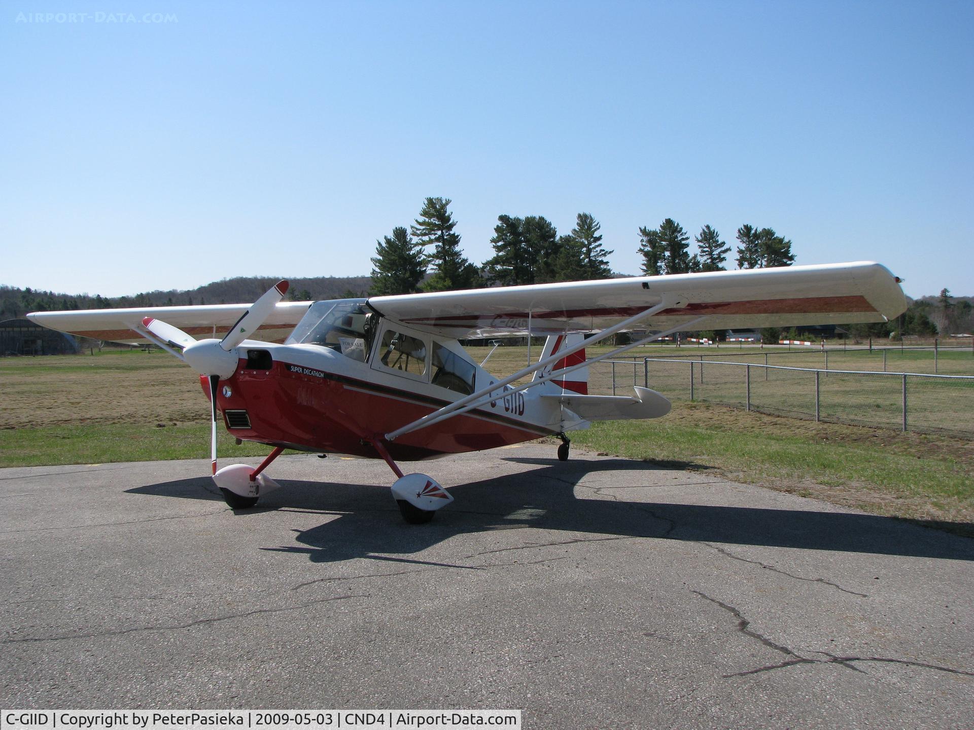 C-GIID, 2006 American Champion 8KCAB Super Decathlon C/N 1025-2006, @ Haliburton/Stahnope Airport