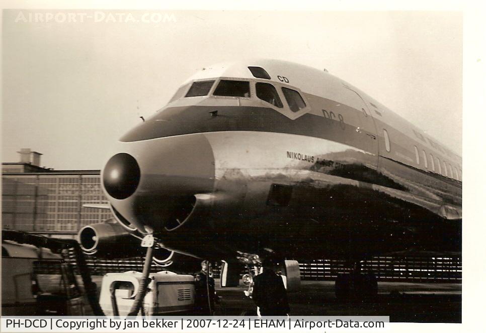PH-DCD, 1960 Douglas DC-8-33 C/N 45379, Photographed at Schiphol before I flew as passenger 1965-04-24