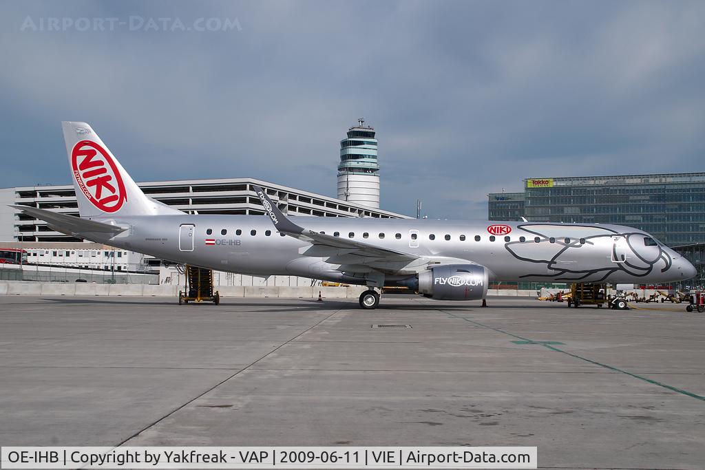 OE-IHB, 2009 Embraer 190LR (ERJ-190-100LR) C/N 19000294, Niki Embraer 190