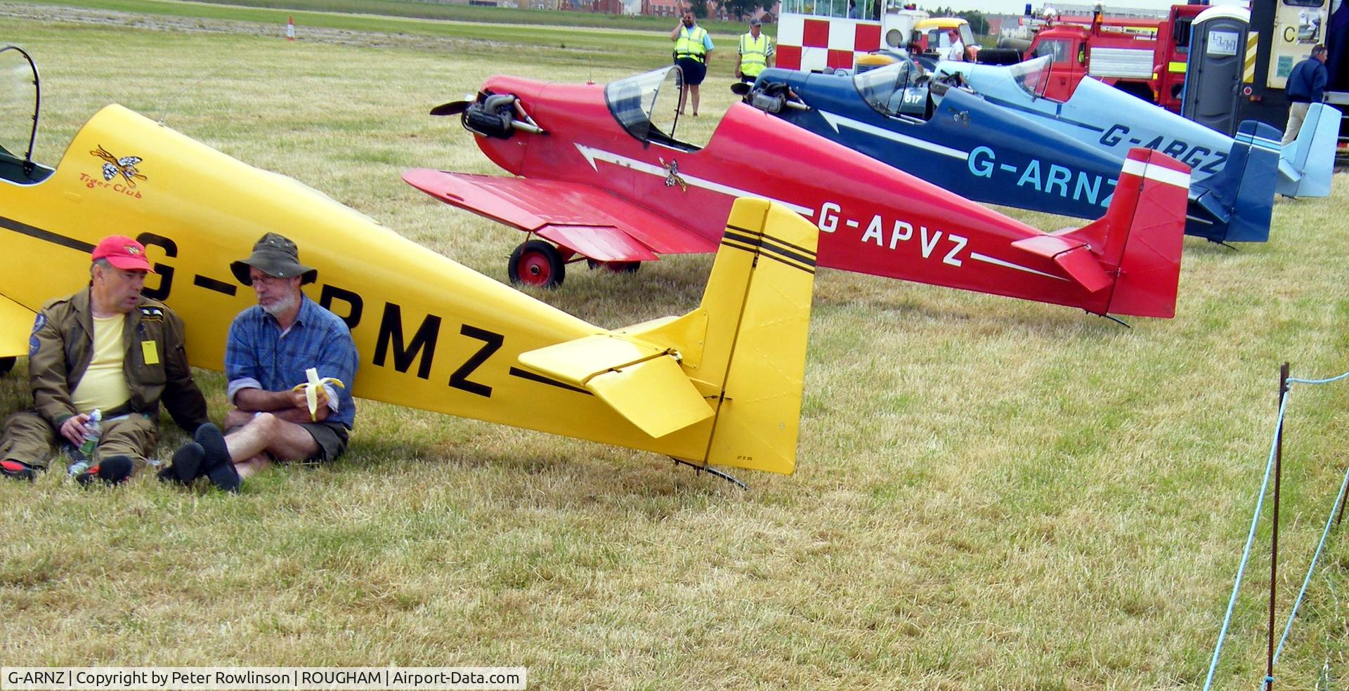 G-ARNZ, 1961 Rollason Druine D.31 Turbulent C/N PFA 579, 4 aircraft at Rougham, near Bury St Edmunds