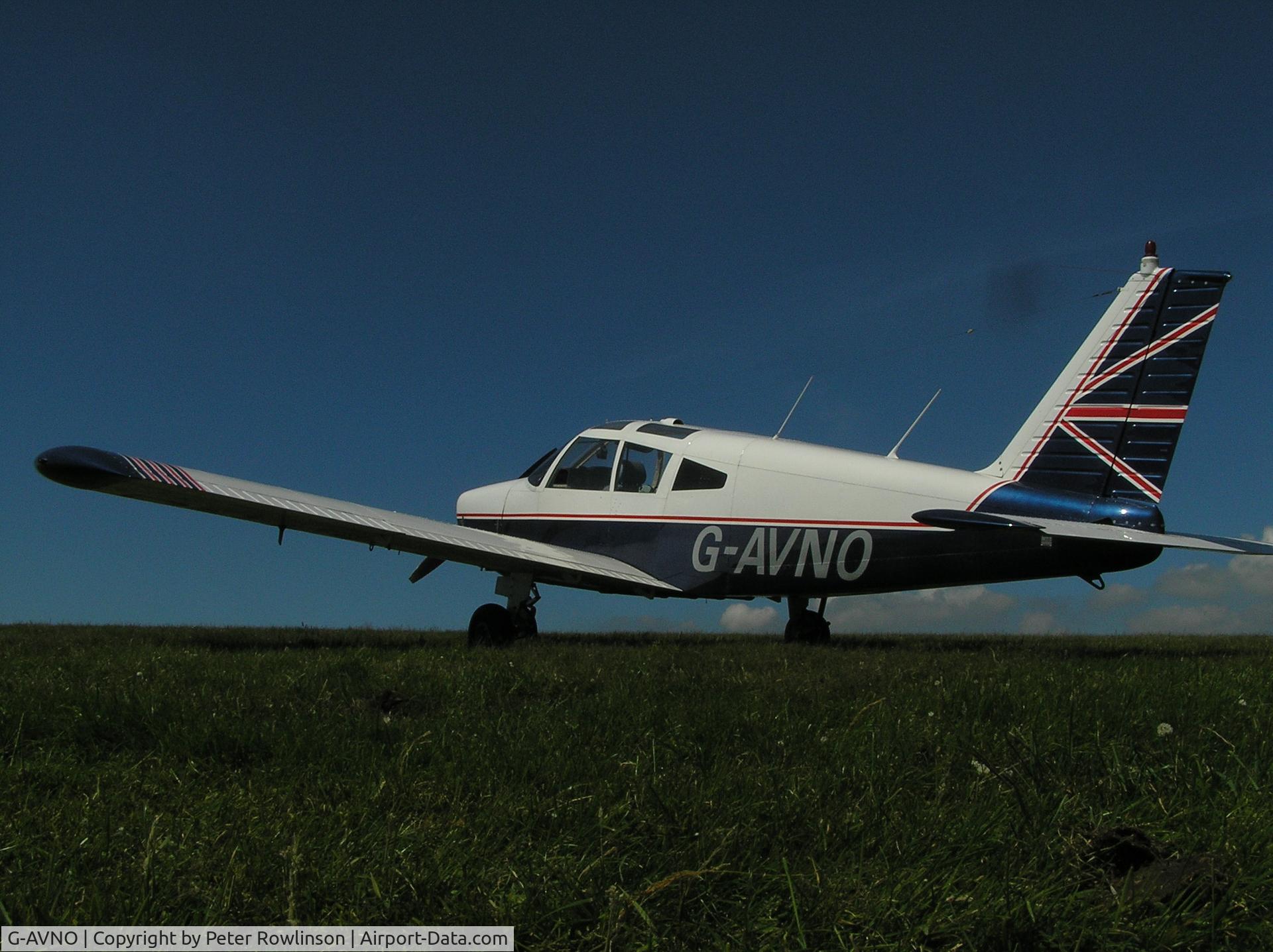 G-AVNO, 1967 Piper PA-28-180 Cherokee C/N 28-4105, pictured during a flying holiday in Devon & Cornwall