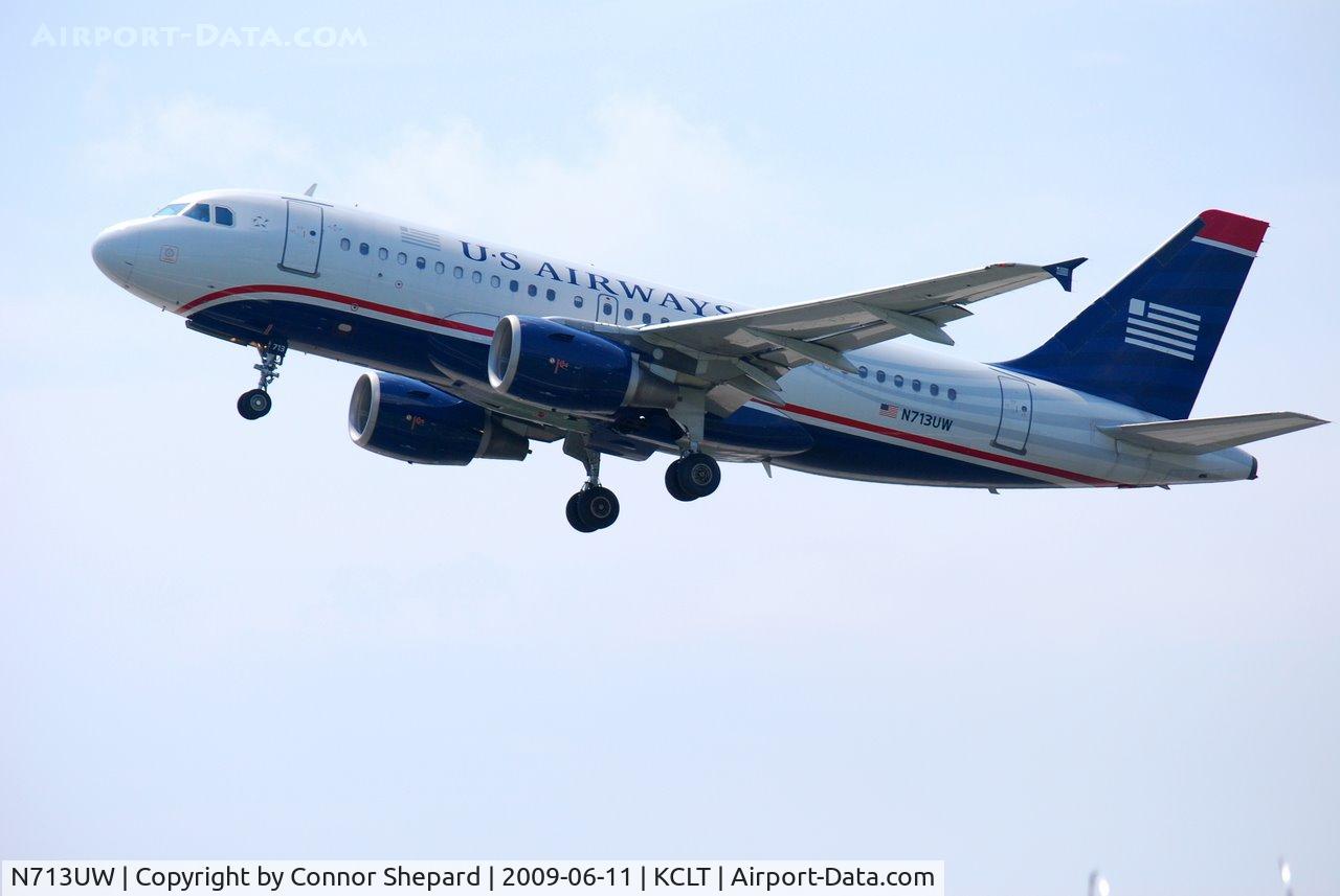 N713UW, 1999 Airbus A319-112 C/N 1040, A319