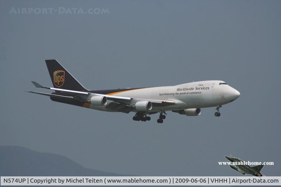 N574UP, 2008 Boeing 747-44AF C/N 35663, UPS