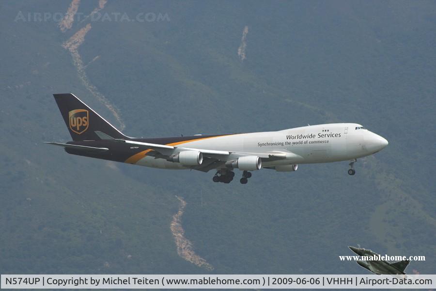 N574UP, 2008 Boeing 747-44AF C/N 35663, UPS