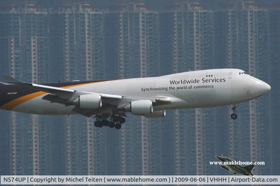 N574UP, 2008 Boeing 747-44AF C/N 35663, UPS