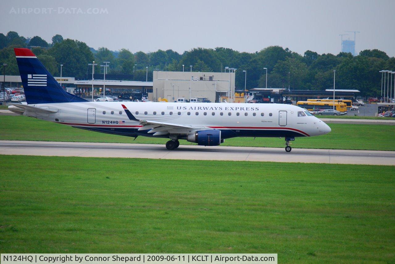 N124HQ, 2007 Embraer 175LR (ERJ-170-200LR) C/N 17000200, ERJ 170