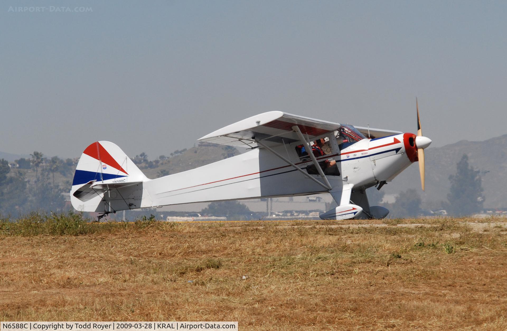 N6588C, 1992 Taylorcraft/Swick T-Clips C/N 1, Riverside Airshow 2009