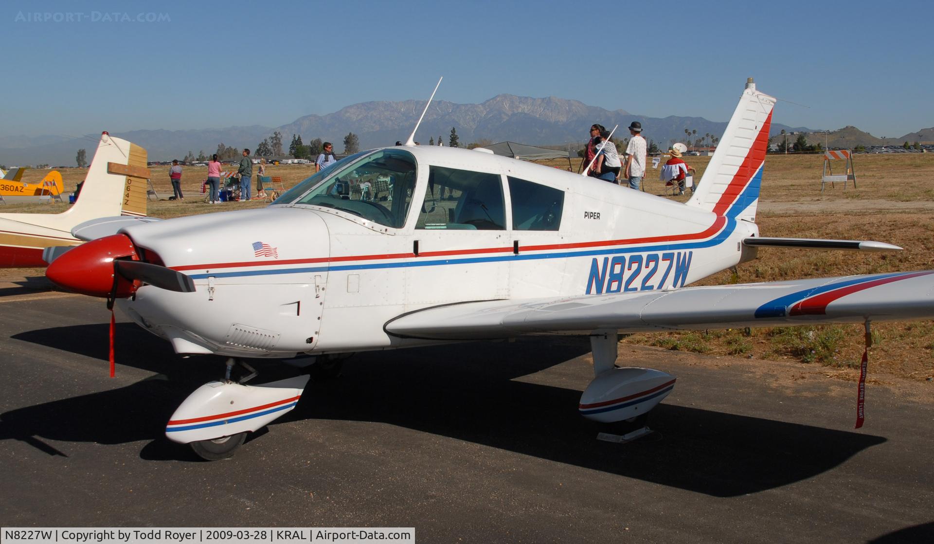 N8227W, 1965 Piper PA-28-180 C/N 28-2365, Riverside Airshow 2009