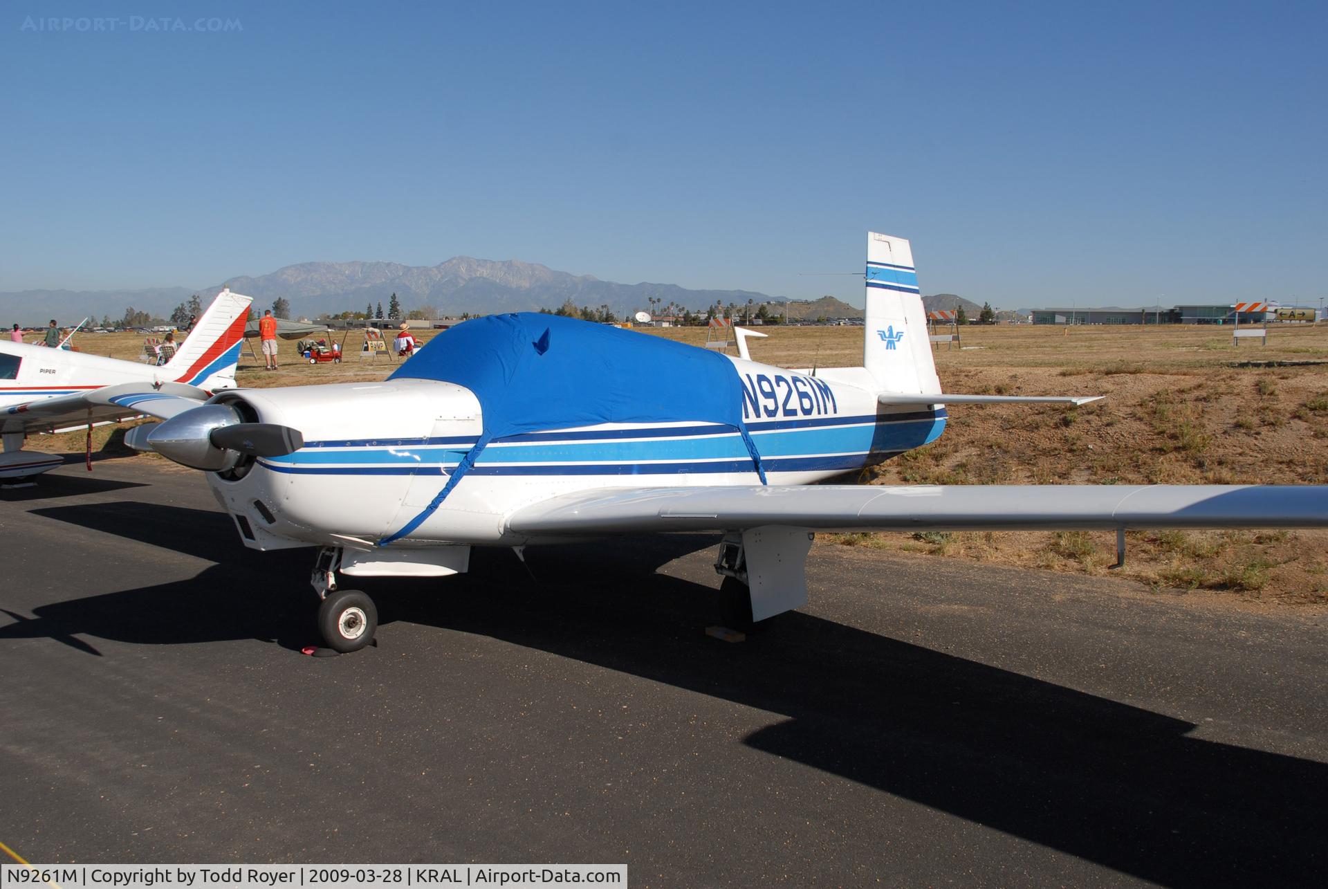N9261M, 1966 Mooney M20C Ranger C/N 3455, Riverside Airshow 2009