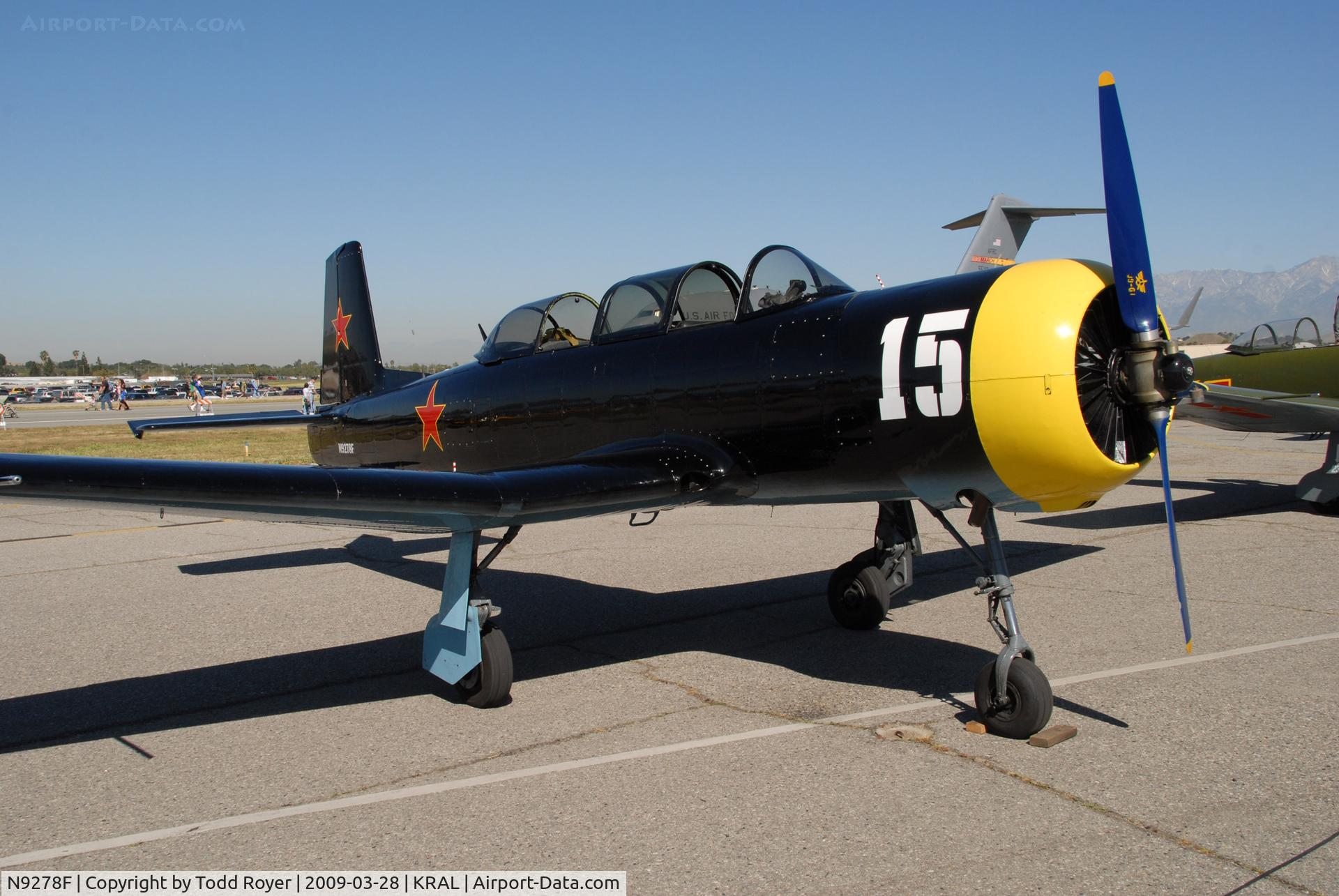 N9278F, 1964 Nanchang CJ-6A C/N 1032018, Riverside Airshow 2009