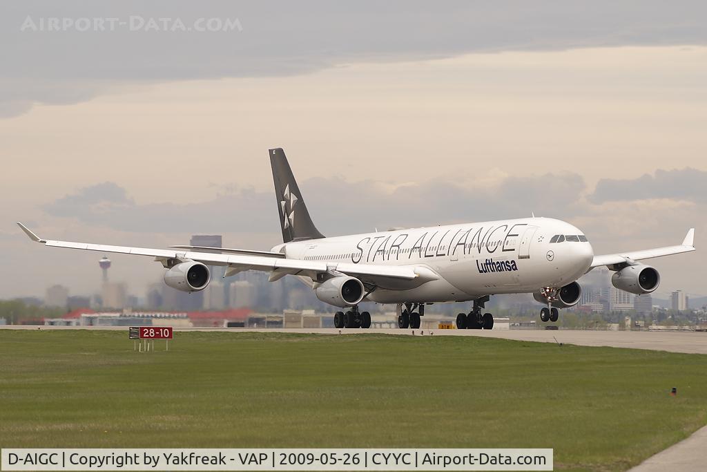 D-AIGC, 1993 Airbus A340-311 C/N 027, Lufthansa Airbus A340-300