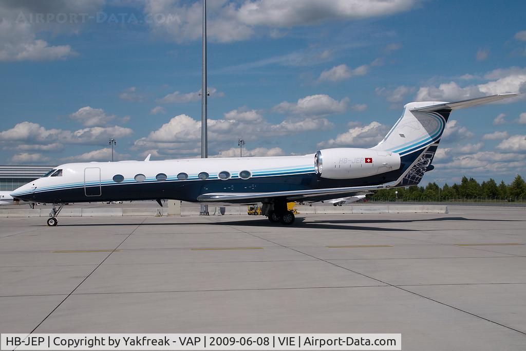 HB-JEP, 2005 Gulfstream Aerospace GV-SP (G550) C/N 5070, Gulfstream 5