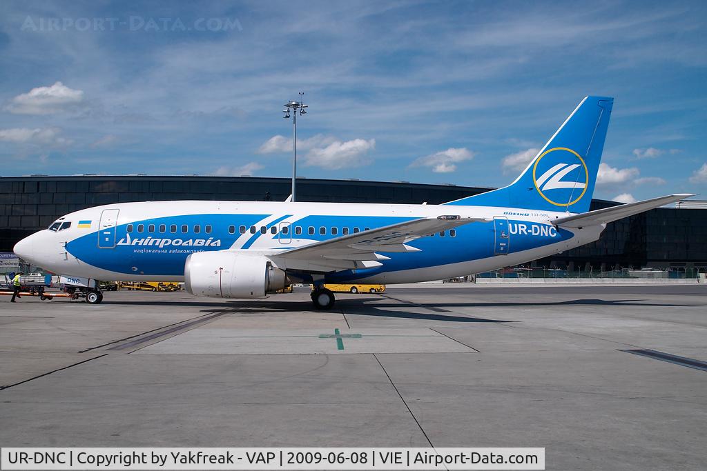 UR-DNC, 1997 Boeing 737-5L9 C/N 28995, Dnepravia Boeing 737-500