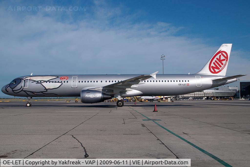 OE-LET, 2009 Airbus A321-211 C/N 3830, Niki Airbus 321