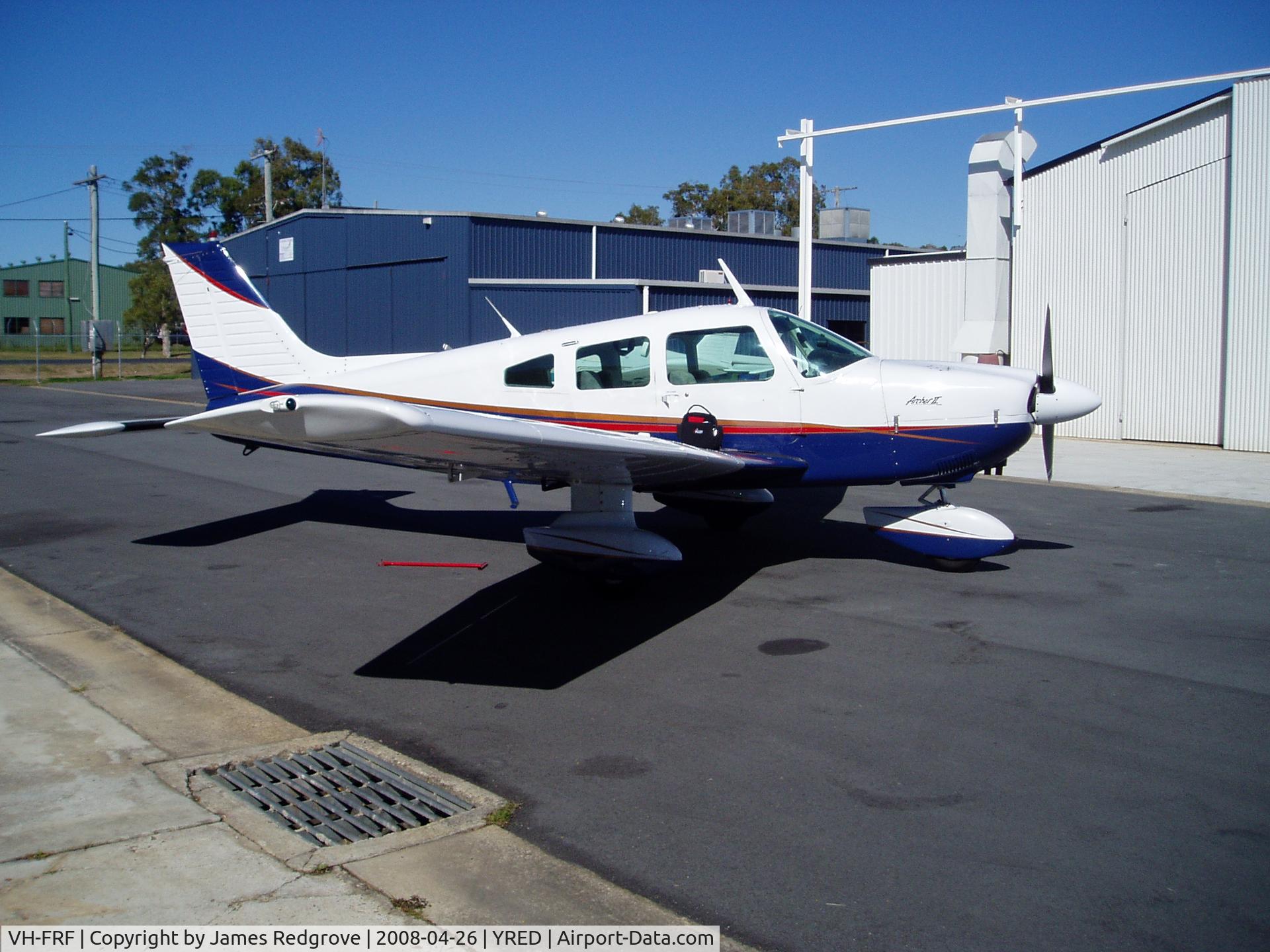 VH-FRF, 1978 Piper PA-28-181 C/N 28-7890348, VH-FRF parked in taxiway at YRED