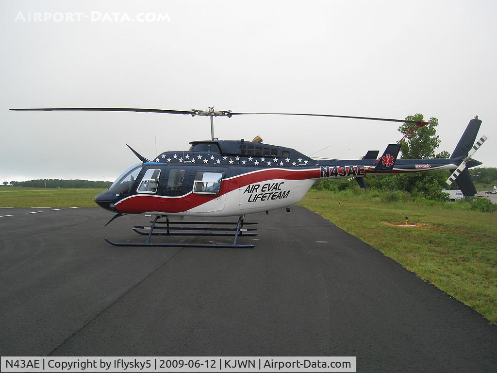 N43AE, 1978 Bell 206L-1 LongRanger II C/N 45187, N43AE BELL 206 L-3 Air Evac