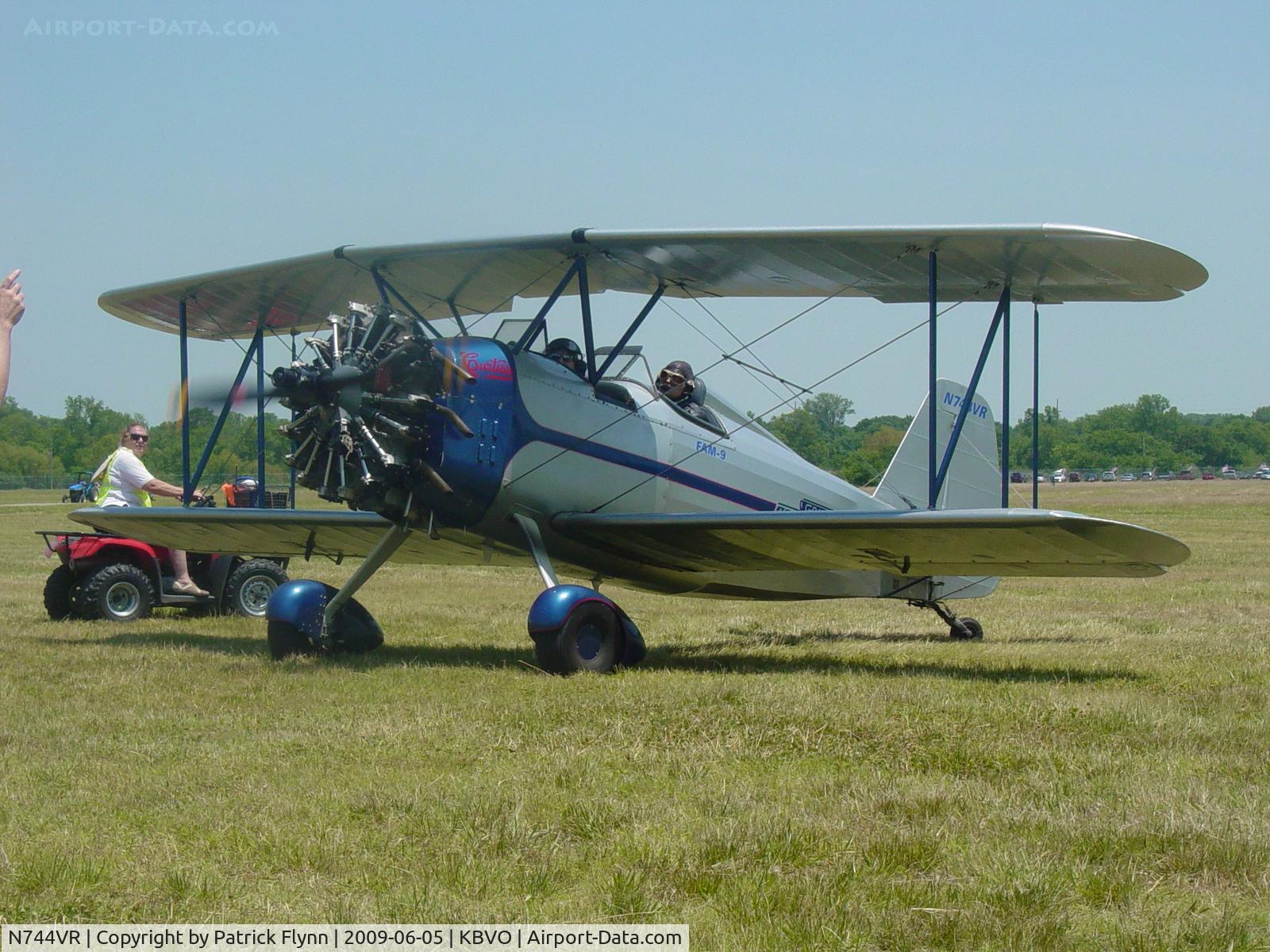 N744VR, 2000 Curtiss Falcon 0-38 C/N 001, National Biplane Expo Grand Finale