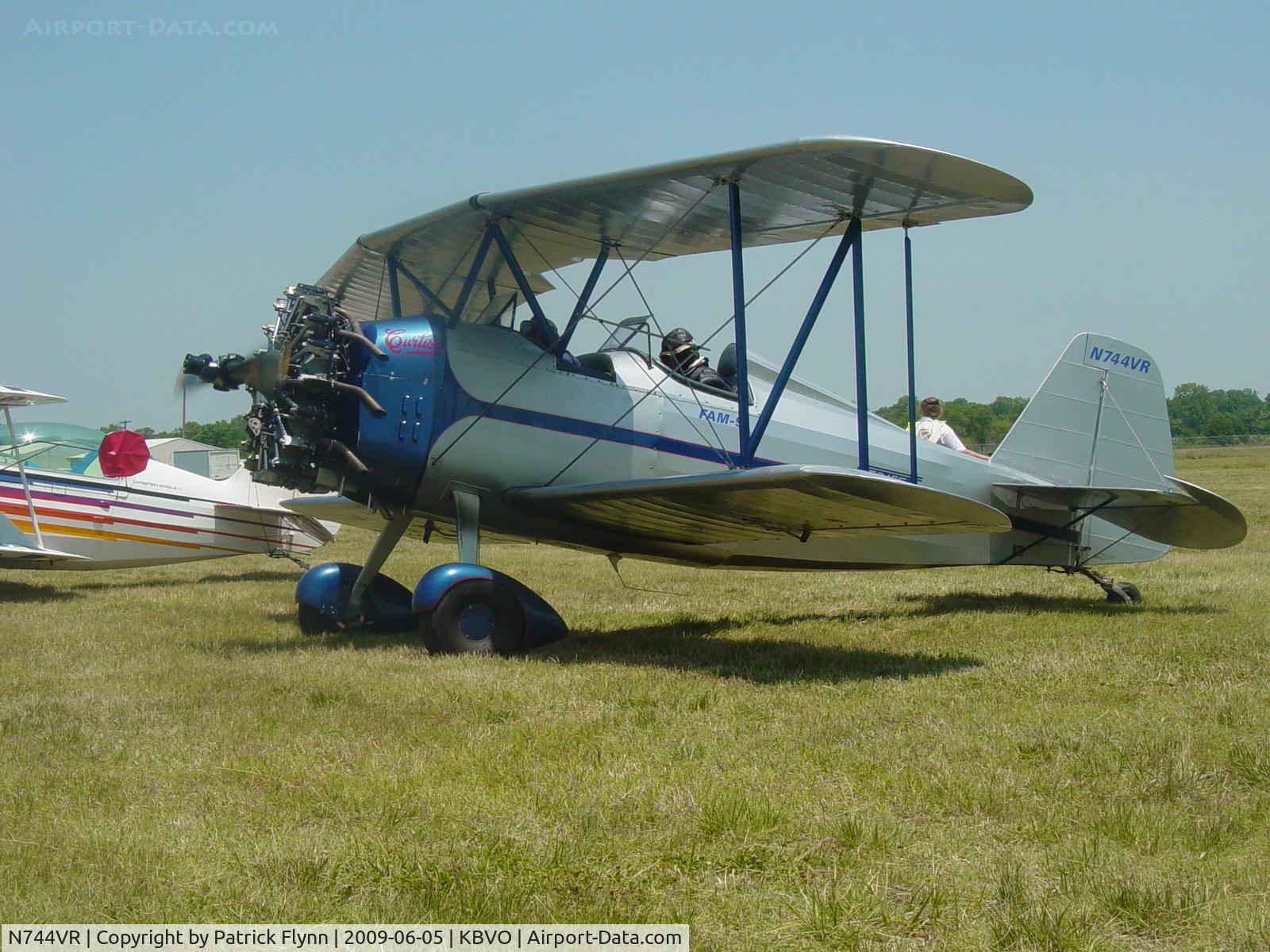 N744VR, 2000 Curtiss Falcon 0-38 C/N 001, National Biplane Expo Grand Finale