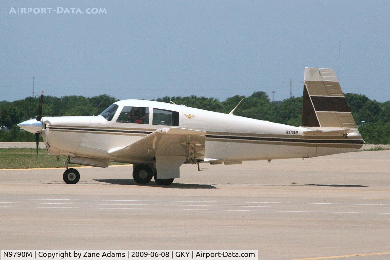 N9790M, 1968 Mooney M20C Ranger C/N 680197, At Arlington Municipal Airport